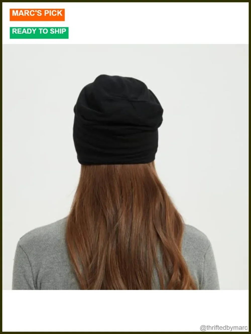 EMF Protection Slouch Beanie, RF Shielding, WiFi Protection, Brain Coat